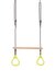 Houten ringtrapeze met kunststof ringen Limoengroen