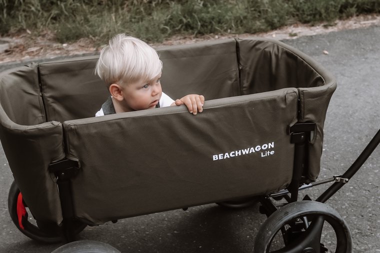 Bolderwagen-Beachwagon-Lite-Kakigroen