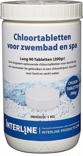 Chloortabletten - 200gram