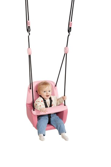 Babyschommelzitje Rosa 3 in 1 Roze-lichtroze
