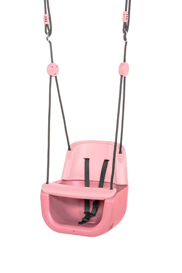Babyschommelzitje Rosa 3 in 1 Roze-lichtroze