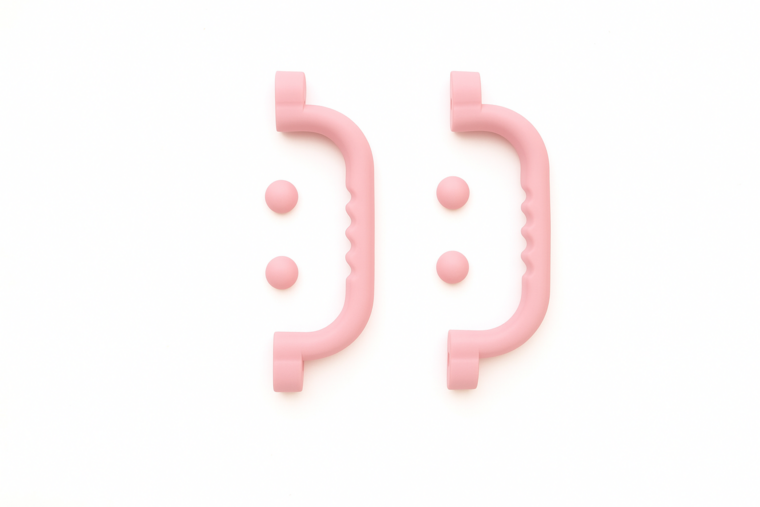 Handgrepen set - pastel - roze