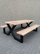 Douglas-Staal-Picknicktafel-model-X