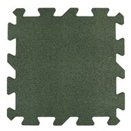 Rubber-tegel-puzzel-25mm - groen