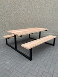 Douglas-Staal Picknicktafel Model T Douglas-Staal Picknicktafel Model T
