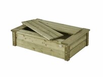 Zandbak rechthoek 120 x 80 cm