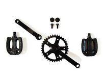Crank set 140, 36T + pedalen Crank set 140, 36T + pedalen