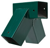 Hoekverbinding Schuin Vierkant 90 x 90 Donkergroen