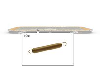 Trampoline veer TwinSpring Pro per stuk