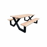 Douglas-Staal Picknicktafel Model X