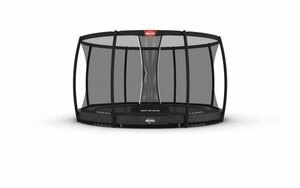 BERG Elite InGround 380 Grey + Safety Net Deluxe