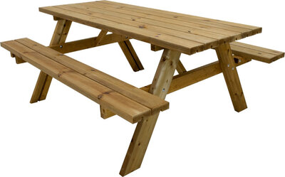 Picknicktafel Molto Bello 240 cm bruin geïmpregneerd