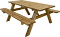 Picknicktafel-klassiek-240-bruin geïmpregneerd