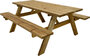 Picknicktafel-klassiek-240-bruin geïmpregneerd